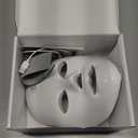 SUERBEATY Red Light Mask For Face, 7-1 Colors Red Light Face Mask, Facial Skincare At Home, Cordless, Portable and Rechargeable (White)