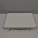 Portable Outdoor Folding Table Camping Picnic Table Laptop Desk Computer Table Camping Accessories (Color : Silver)