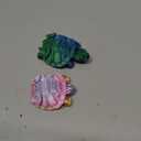 2Pcs 3D Printed Ocean Turtle, Gradient Color 3D Printed Animal Ornaments, Mechanical Turtle Gift for Adult Collectibles Gift Desk Home Decoration