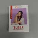 Voerou Sleep Headphones, Adjustable Bluetooth Headband, Ultra-Long Play Time Sleeping Headphones with Built in HD Hi Fi Speakers, Perfect for Sleep, Workout, Tennis, Yoga, Travel, Insomnia (Black&grey)