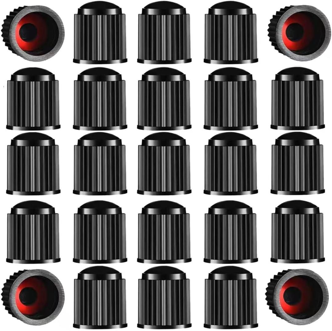 Tire Valve Stem Caps The Upgraded Version has a Sealing Ring for Car, Motorbike, Trucks, Bike Bicycle 60 Pack