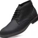 Arkbird Chukka Boots Fashion and Comfort Casual Oxfords Ankle Lace Up Boot (9.5, Black)