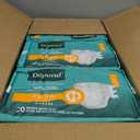 Depend Adult Diapers with Tabs, Incontinence Protection with Tabs, Unisex, Small/Medium (1934" Waist, Up To 170 lbs), Maximum Absorbency, 60 Count (3 Packs of 20)