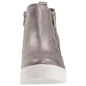 Madden Girl Kids' Jwedgie Sneaker  Pewter 13