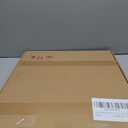 YISITEONE Large Wall Clock for Living Room Decor, Modern Walnut Dial Metal Frame Wall Decor Silent Non Ticking Clocks for Bedroom, Study, Office Decorations, Gift idea, 20.8''