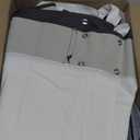 StorageWorks 3 Section Laundry Hamper, Rolling Laundry Cart with Wheels and Handles, Laundry Room Double Sorter for Organizer and Storage, 31.7 Gal(120L), Beige