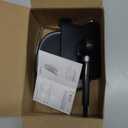 LISEN Cell Phone Stand Phone Holder for Desk Office Decor, Office Desk Accessories Gifts Women PC Gaming Essentials iPhone Stand Gadgets Men Fit OtterBox Case Switch iPad Air Tablet 4-10 in (BLACK)