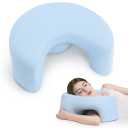 Side Sleeper Pillow for Adults, Ergonomic Memory Foam Shoulder Pillow with Arm Hole for Neck and Shoulder Pain, Suitable for Side Sleepers, Blue