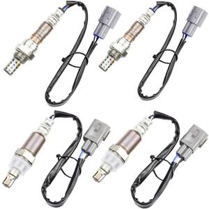4x Air Fuel Ratio Oxygen O2 Sensor 1 & 2 for Toyota Tundra 2005 2006 4.0L 4.7L Upper Lower Upstream + Downstream