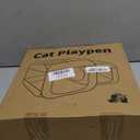 Tailtastic Large Cat Playpen with Separate Areas,Outdoo&Indoor Cat Enclosures,Portable Pet Playpen for Indoor Cats,Puppy and Small Animals, Dog Playpen with Carrybag.