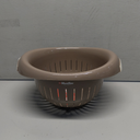 Mueller European Made Colander/Strainer, Heavy Duty Deep for Draining Pasta, Lettuce, Vegetables and Fruit, Dishwasher Safe, Mocca