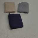 lulumoon Muslin Swaddle Blanket Baby - Cotton Swaddling Blanket Soft Baby Receiving Blankets Neutral 3Pack(Navy)