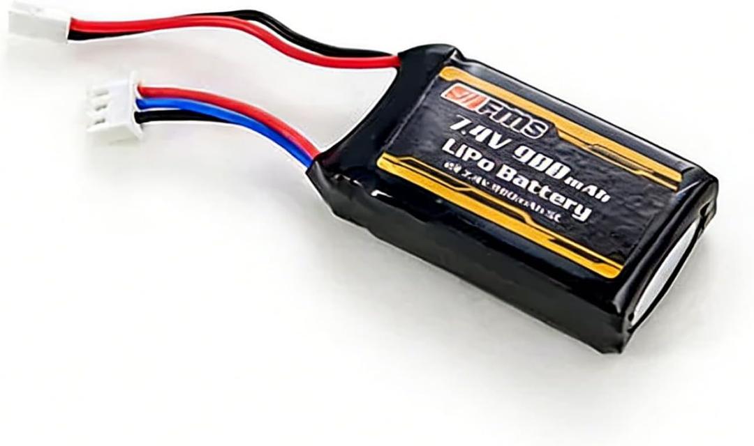 FMS 1/18 Battery RC Car Parts RC Crawler RC Trucks Parts :Lipo Battery 2S 7.4V 900mAh for FCX18 Land Cruiser 80, FCX18 K10, FCX18 LC80 Brushless