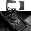 AOKIO Compatible with 2020 2021 2022 2023 2024 2025 Mazda 3 Accessories Center Console Gear Shift Panel Cover Trim (Matte Black, Not for CX5/CX30/CX50)