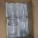 4 Pack 34oz Food Storage Jars with Airtight Lids, Preserving Seal Wire Clip Fastening Glass Containers, Canisters for Kitchen Organization, Flour, Cereal, Pasta, Sugar, Beans, Pickling Jars(34 Oz*4)