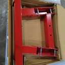 2 Ton Hydraulic Engine Hoist, 4400 LB Foldable Mobile Cherry Picker with 6 Casters & Adjustable Telescopic Booms, Heavy Duty Engine Crane for Garage, Warehouse, Auto Repair, Red