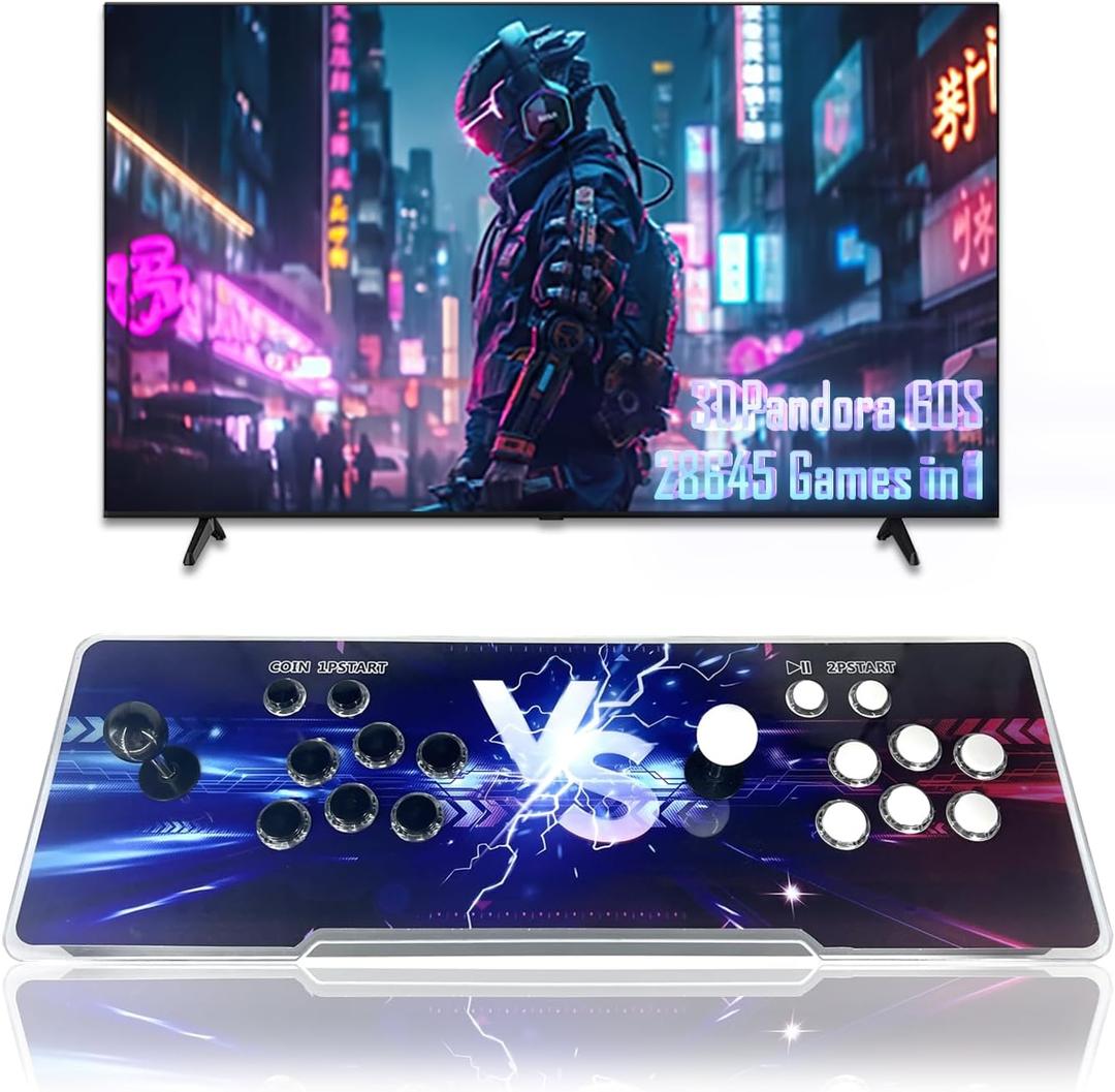 28645 Games in 1 Pandora Arcade Box Game Console ,Pandora Treasure 3D Double Stick,28645 Classic Arcade Game,Search Games, Support 3D Games, Favorite List, 1280X720 Full HD Video Game