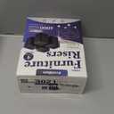 Bed Risers Furniture Risers Heavy-Duty Rectangular Adjustable Block Lift to 3 inches and 4.3 inches Desk, Sofa, Chair Legs, Refrigerator, Washing Machine Support up to 4000 pounds (Square-black-4 Pack)