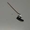 RAVINE Premium Modern Luxury Universal Toilet Handle Replacement, Majestic Collection. Toilet Lever Replacement, Easy Install (Black, Front Mount)