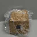 Seagrass Square Tissue Box Cover Woven Napkin Holder Decorative for Bathroom Farmhouse (Natural, 5.5 x 5.5 x 5.5 Inch)