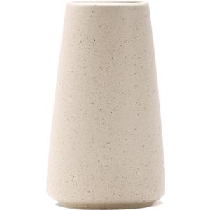 Beige Vase - Beige Ceramic Vase, 6 Neutral vase Home Decor, Boho Off White Cream Vases for Flower, Minimalist Modern Ivory vases for Centerpieces, Room Decor, Living Room, Bedroom or Gift