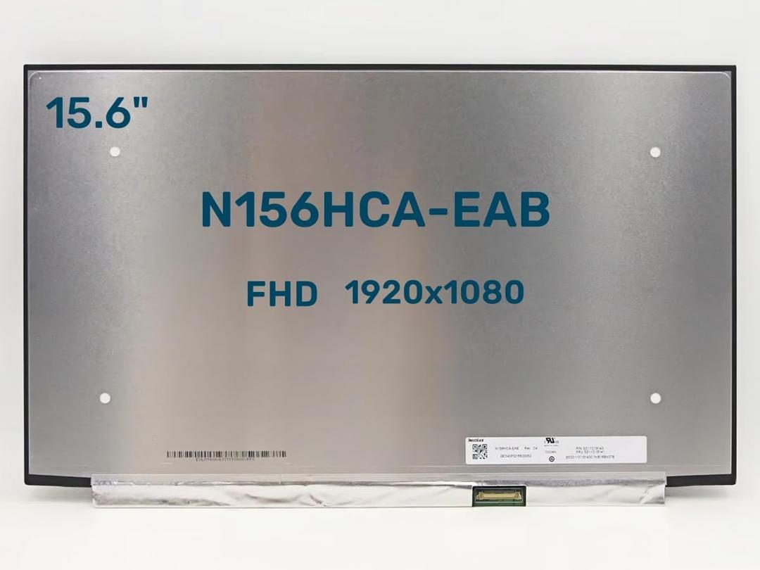 15.6" LCD Screen Replacement for N156HCA-EAB fit LP156WFC-SPD1,FHD 1920x1080, IPS, Matte, 30pins eDP, LCD LED Display