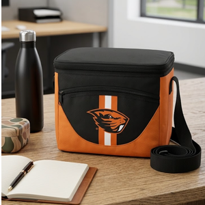 Heat sealed, leak-proof lining
Comfortable shoulder strap for easy carrying
Holds 24 cans plus ice
Additional front zipper pocket
Features sporty contrasting accents
Embroidered team logo
Includes an attached bottle opener
Dimensions: 12.25 x 8 x 12.