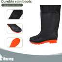 Waterproof Fishing Waist Waders Pants with Boots for Men and Women for Fishing Hunting outdoors (Black), M12