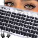 Wispy Lash Clusters Natural Volume Eyelash Clusters 10-16mm Spiky Cluster Eyelash Extensions Faux Mink Lash Extension CC Curly Individual Lashes Soft Thin Band by zanlufly