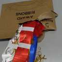 48PCS Award Ribbons, Medal Ribbons for 1st, 2nd, 3rd Place, Event Card & Rope Included, Perfect for Competitions, Sports Events, School Challenges, Vibrant Blue, Red, and White