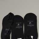 3 Pairs Balega Hidden Comfort Performance No Show Athletic Running Socks for Men and Women, Black, Small