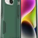 OtterBox iPhone 14 & iPhone 13 Commuter Series Case - TREES COMPANY (Green), slim & tough, pocket-friendly, with port protection