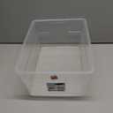 Sterilite 2 Pack Storage Boxes, Clear Plastic Stackable Bins with Lids, 16 Quart, Marine Blue
