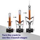 LEGO Technic NASA Artemis Space Launch System Rocket Building Toy for Boys & Girls - STEM Learning & Space Toy W/3-Stage Launch Function for Kids, Ages 9+ - Idea for Birthdays - 42221