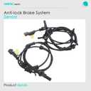 2pcs Rear Left and Right ABS Wheel Speed Sensor ALS2053 ALS2203