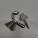 Moen Glyde Brushed Nickel Robe Hook, Wall Mounted Hanger for Bathroom Towel or Bath Robe, YB2303BN