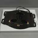 INIA Red Light Therapy Mask for Face  4 Light Modes with 850nm NIR, Red & Blue LED Light Therapy, 2600mAh Rechargeable LED Face Mask for Radiant Glow at Home, Black