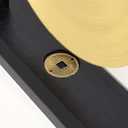 Fengshuibringluck Feng Shui Zen Brass 12 Zodiac Huangdao with Copper Desktop Zodiac Art Home Decoration Black FW1649 19*5*20cm/7.5*2*8inch