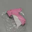 Handheld Stitch Tag Gun for Clothes, Quick Clothing Fixer, Tagging, Sewing Kit Includes 6 Needle, 1000 Black Fasteners & 1000 White Fasteners, Pink