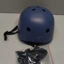 Kids Bike Helmet, Adjustable and Multi-Sport, from Toddler to Youth, 3 Sizes (Medium: 21.3" - 22.4", Navy)