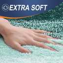 OLANLY Bathroom Rugs Mat 30x20, Extra Soft Absorbent Microfiber Bath Rugs, Rubber Backing, Quick Dry, Washable Bath Mats for Bathroom Floor, Tub and Shower, Home Decor Accessories, Blackish Green