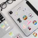 100 Pcs Sports Ball Stickers - Waterproof Removable Vinyl Stickers with Assorted Ball Designs - Suitable for Water Bottles, Laptops, Helmets, and Phone Cases (Lacrosse Stickers)