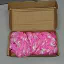 20PCS Rose LED Scrunchies, Light up Hair Scrunchy, Elastic Hair Bands with 3 Light Modes, Scrunchies Glow in The Dark for Christmas Carnival Party Supplies