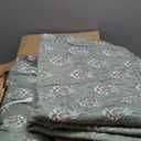 Madison Park Vintage Floral Quilt Set King Size, Reversible Bedding & Lightweight Bedspread Set, Traditional Block Print Coverlets with Ruffled Edge, 3-Piece with 2 Shams, Sage Green