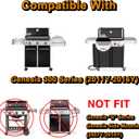 7620 7621 62783 Flavorizer Bars 65505 Heat Deflectors 7524 Grill Grates Genesis E-310 Grill Replacement Parts for Weber Genesis E310 E-330 S330 EP310 S-310 S-320 S310 EP330 330 E330 Grill Parts