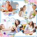 50 Sets Teacher Appreciation Gift Bulk -50 Inspirational Ballpoint Pens & 50 Flowerpot Shaped Motivational Cards - Classroom Appreciation Gifts, Teacher Supplies,Thanksgiving Christmas gifts