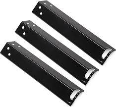 Criditpid Grill Replacement Parts for Expert Grill XG10-101-002-02 3 Burner Gas Grill, Porcelain Steel Heat Plates Tents Shields for 3 Burner Walmart Expert Grill Parts, 3-Pack