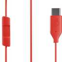 Skullcandy Jib USB-C Wired Earbuds with Noise Isolating Fit, in-Line Microphone Call and Track Control for iPhone Android, Ear Gel Sizes Included for Custom Fit - Plasma