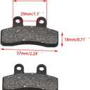 PRO BAT Front Disc Brake Master Cylinder Caliper + 190mm/7.48'' Front Disc Brake Plate + Brake Pad Assembly for 50cc 70cc 90cc 110cc 125cc Chinese Dirt Bike Pit Bike Atomik SSR Apollo