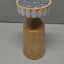 HD Designs 8 in Wood Small Candle Holder - 8 in